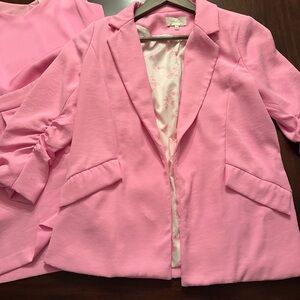 Elegant Pink Women's Blazer